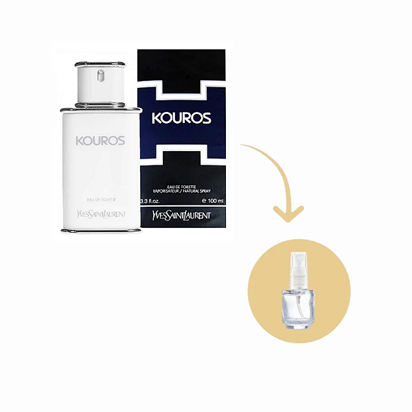 Fracionado Kouros Yves Saint Laurent Eau de Toilette - Perfume Masculino