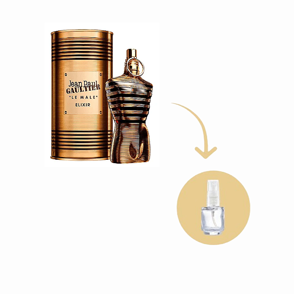 Fracionado Le Male Elixir Jean Paul Gaultier Eau de Parfum - Perfume Masculino
