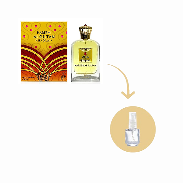 Fracionado Hareem Al Sultan Gold de Khadlaj EDP - Perfume Árabe Feminino