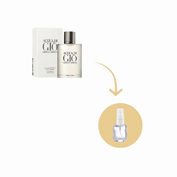 Fracionado Acqua Di Giò Giorgio Armani Toilette - Perfume Masculino