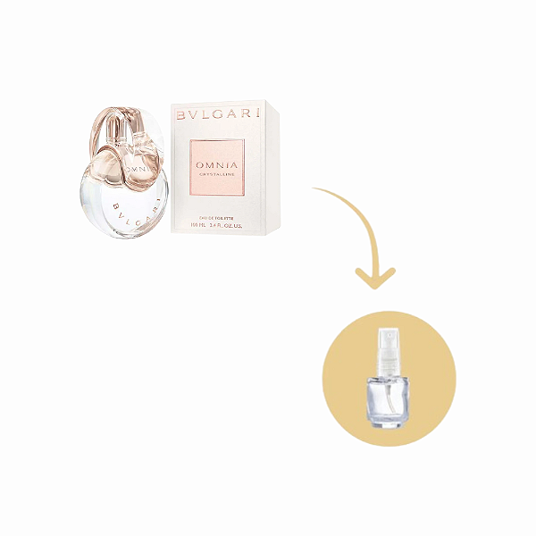 Fracionado Omnia Crystalline Bvlgari Eau de Toilette - Perfume Feminino