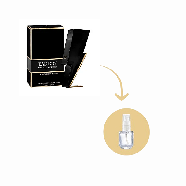 Fracionado Bad Boy de Carolina Herrera NY Eau De Toilette Perfume Masculino