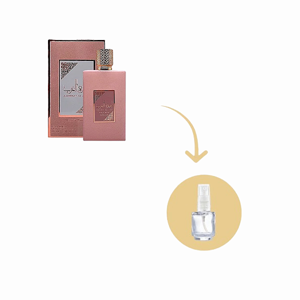 Fracionado Ameerat Al Arab Prive Rose - Perfume Feminino Árabe (Ref. Olfativa Delina Exclusif)