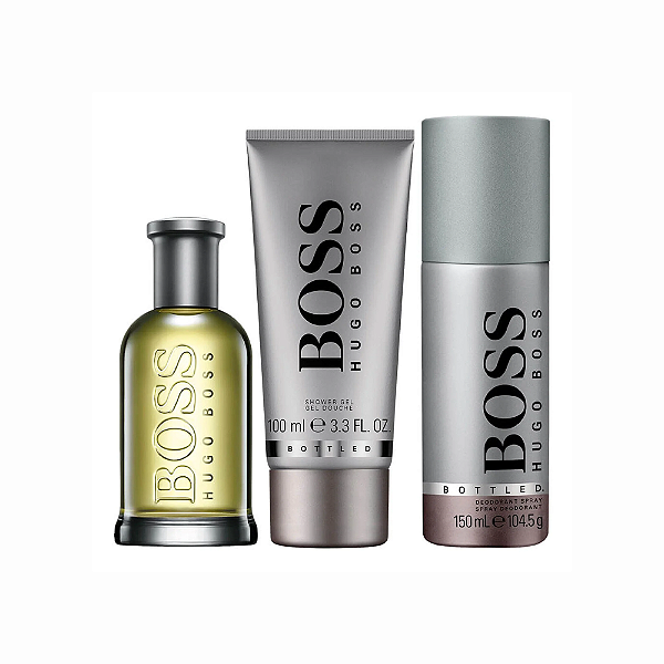 Kit Boss Bottled EDT (Perfume 100ml + 2peças)