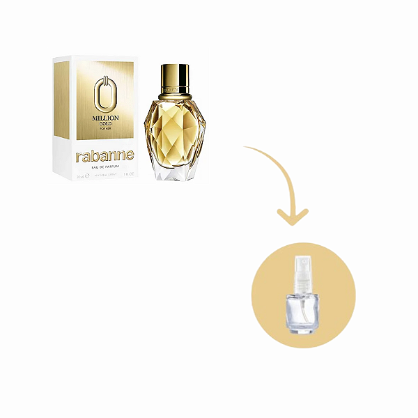 Fracionado Million Gold for Her Edp Rabanne - Perfume Feminino