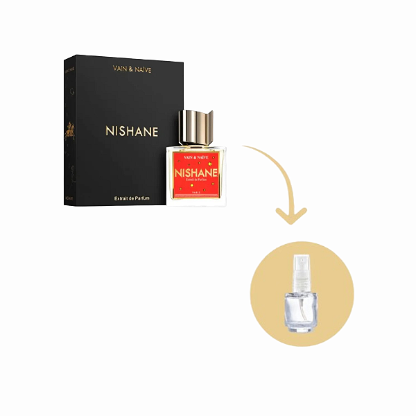 Fracionado Vain & Naïve de Nishane Extrait de Parfum - Perfume Feminino