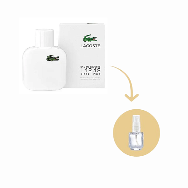 Fracionado Lascoste Blanc L.12.12 Eau de Toilette - Perfume Masculino