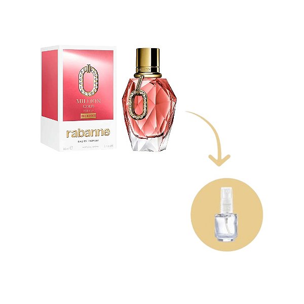 Fracionado Million Gold For Her Pure Diamonds Edp Rabanne - Perfume Feminino