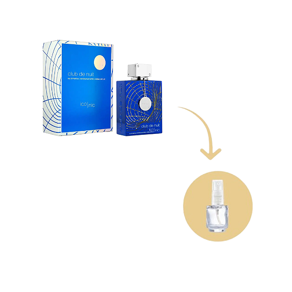 Fracionado Club de Nuit Iconic Armaf Eau de Parfum - Perfume Árabe Masculino (R. Olfativa Bleu)