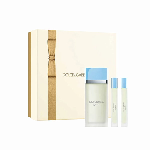 Kit Light Blue Dolce&Gabbana Eau de Toilette - Perfume Feminino (3 peças)
