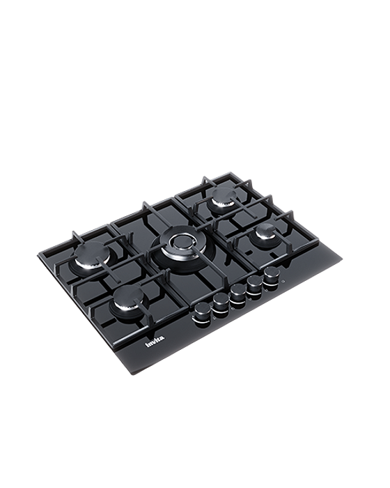 COOKTOP INVITA A GÁS BLACK 70 CM BIVOLT