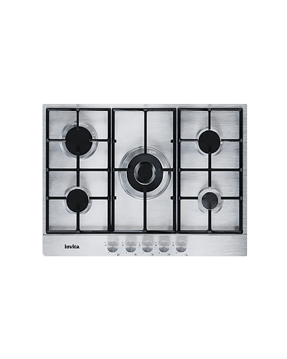 COOKTOP INVITA A GÁS INOX 70 CM BIVOLT