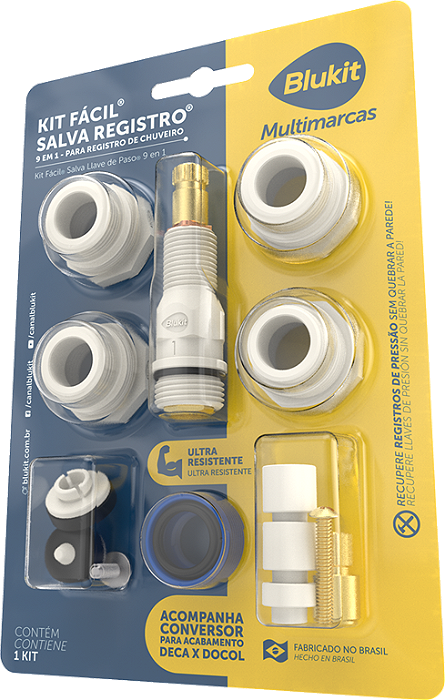 KIT FACIL P/ REGISTRO 9 EM 1" PPS
