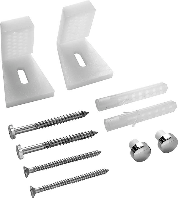 KIT PARAFUSO FIXADOR P/ VASO SANITÁRIO LATERAL BLUKIT