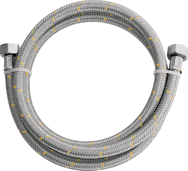 LIGACAO FLEXIVEL INOX P/ GAS (F X F) 1/2" 1,20M BLUKIT