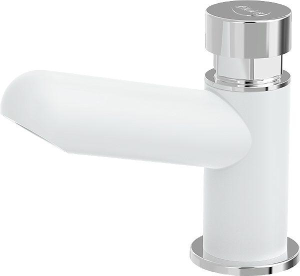 TORNEIRA DE MESA TEMPORIZADA BRANCA BLUKIT