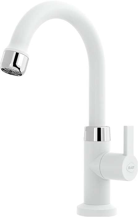 TORNEIRA DE MESA CURTA P/ LAVATORIO BICA MOVEL CONFORT BRANCA BLUKIT