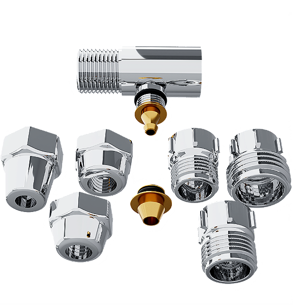 ADAPTADOR P/ FILTRO (M) 1/2 CURTO - 6 EM 1