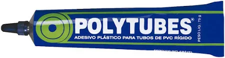 Adesivo Plástico para tubos de PVC Rígido 75g Polytubes
