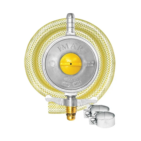 Regulador de Gás 1kg/h GLP – 0727/02 C/ Mangueira de 0,80m