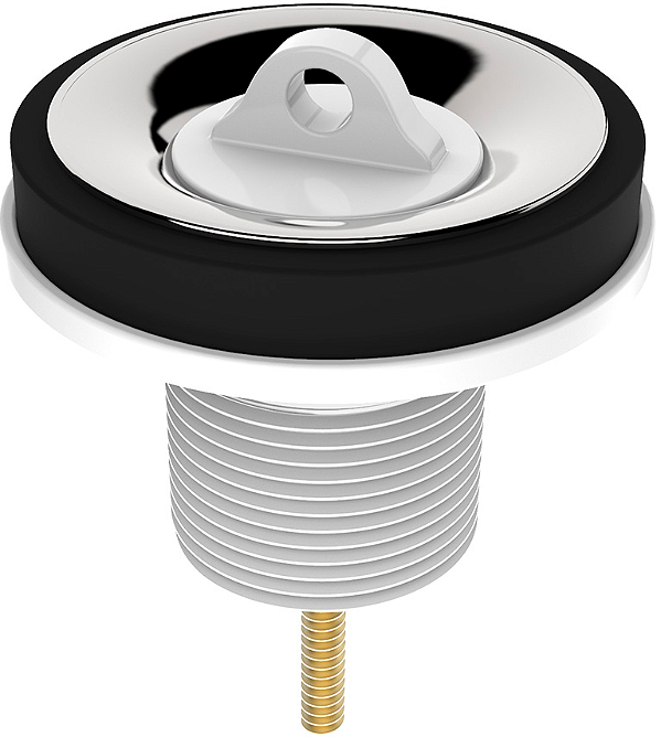 VALVULA P/ ESCOAMENTO LAVATORIO 7/8" x 35MM ABA 55MM PP