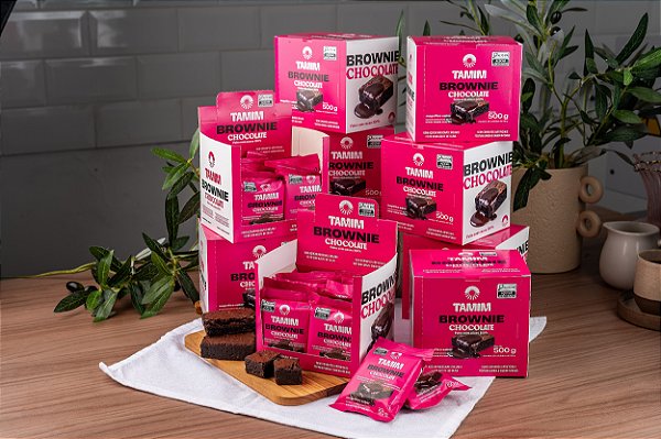 combo 8 unidades - BROWNIE TRADICIONAL - CAIXA DISPLAY 10X50g=500g