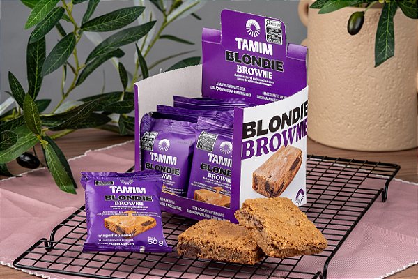BLONDIE BROWNIE -CAIXA DISPLAY 10X50g=500g