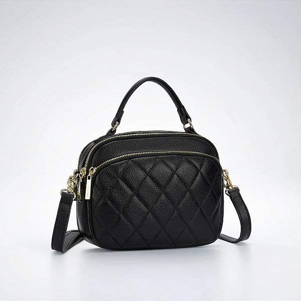 Bolsa Clássica Feminina em Matelassê  Kui Hou