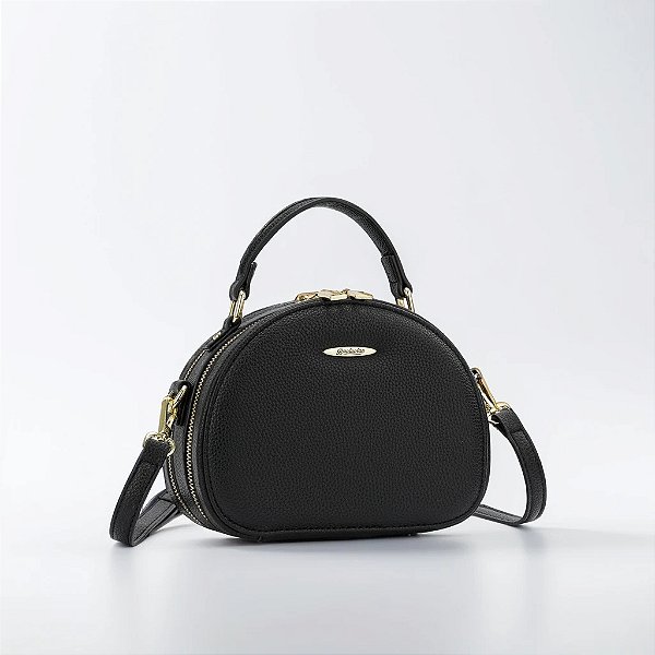 Bolsa Feminina Tiracolo Compacta com Design Arredondado Baoluolan