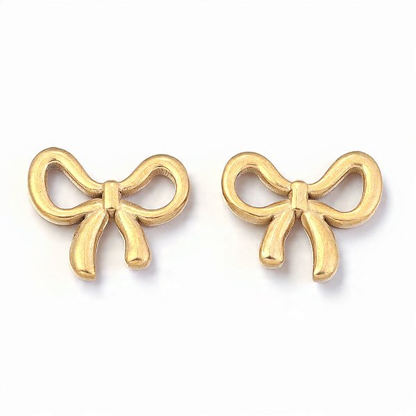 Brinco Pequeno em Aço Inox - Formato de Laço