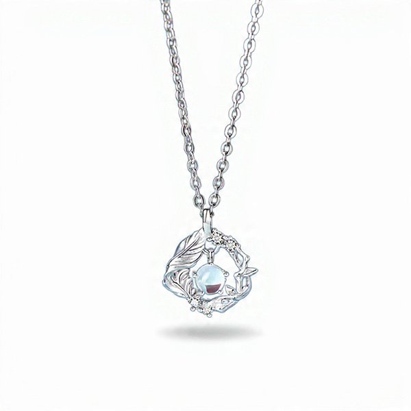 Colar Delicado em Aço Inox - Pedra do Universo Estilo Cósmico