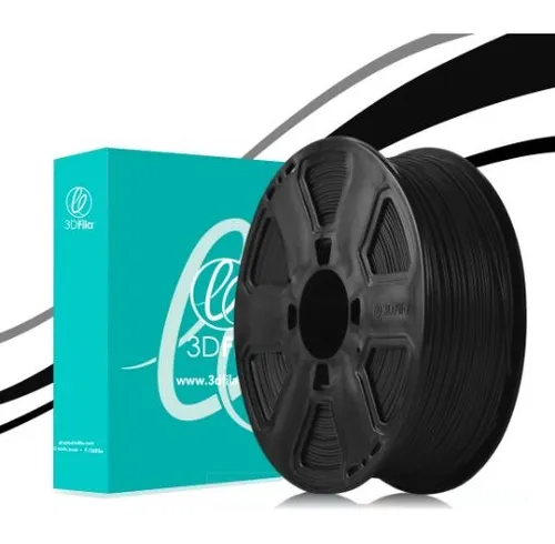 Filamento Para impressão 3D | PLA PRETO 1.75mm 3DFILA