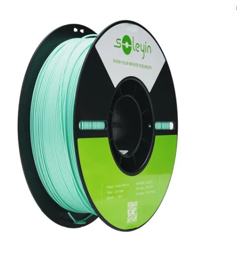 Filamento Para impressão 3D | PLA PREMIUM VERDE PISTACHE  1.75mm SOLEYIN