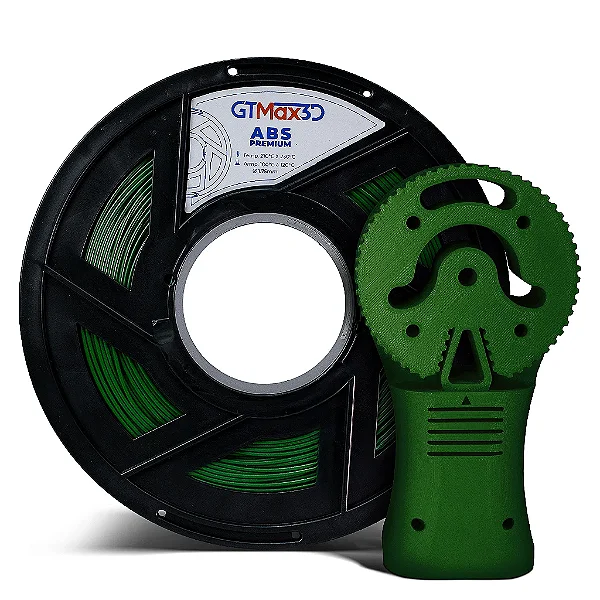 Filamento Para Impressora 3D | ABS PREMIUM Verde 1.75mm GTMAX3D