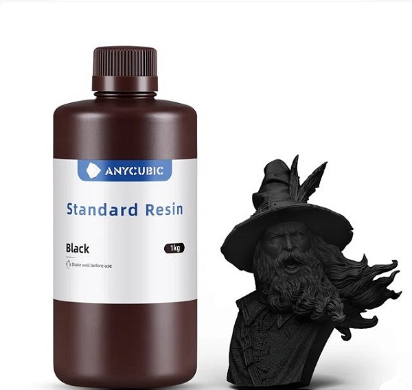 Resina Impressora 3d Original Anycubic STANDARD | PRETO