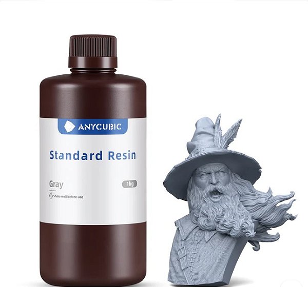 Resina Impressora 3d Original Anycubic STANDARD  | CINZA