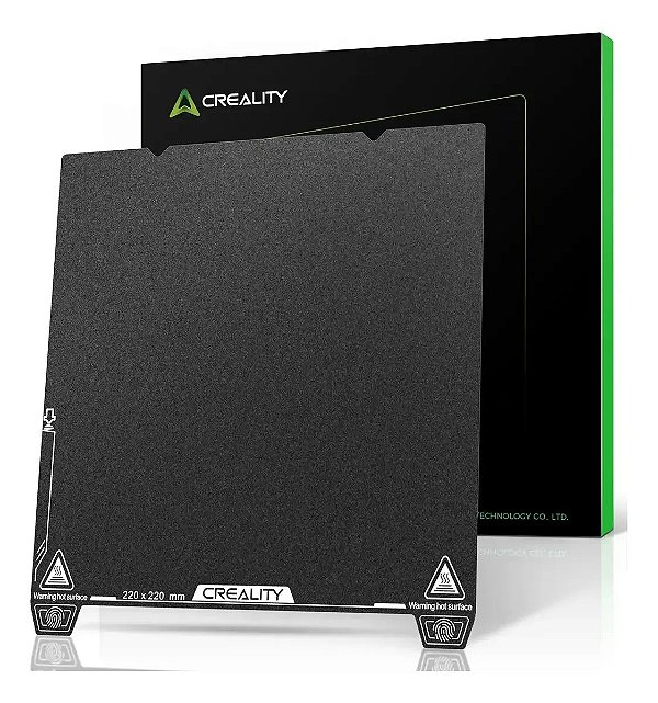 Mesa Magnética Pei 235x235mm Com Adesivo - Creality Original | K1 MAX