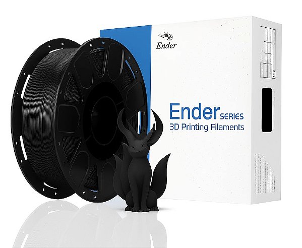 Filamento Para impressão 3D | PLA PREMIUM PRETO 1.75mm ENDER
