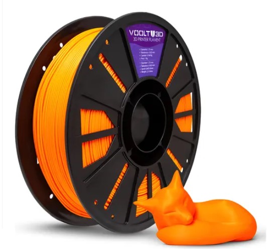 Filamento Para impressão 3D | PLA PREMIUM LARANJA 1.75mm VOOLT3D