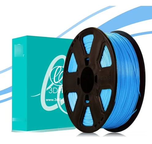 Filamento Para impressão 3D | PLA AZUL CLARO 1.75mm 3DFILA