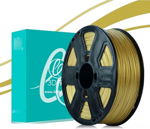 Filamento Para impressão 3D | PLA DOURADO 1.75mm 3DFILA