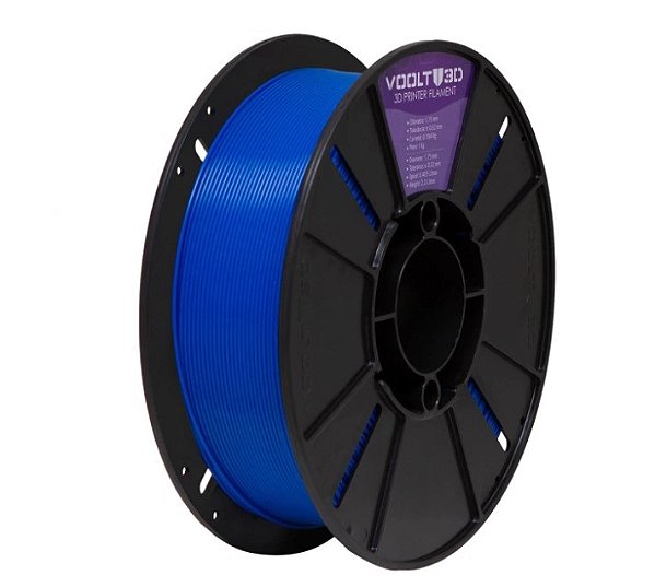 Filamento Para Impressora 3D | PETG Premium HF AZUL 1.75mm VOOLT3D