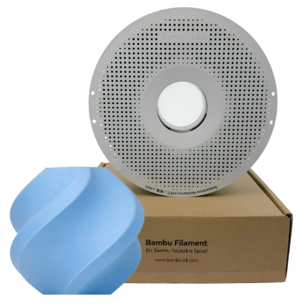 Filamento Para impressão 3D | PLA MATTE AZUL GELO 1.75mm BAMBU LAB