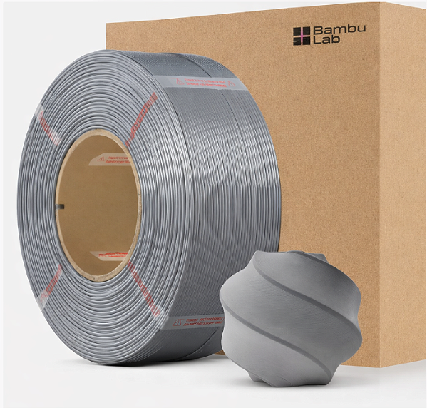 Filamento Para impressão 3D | PLA BASIC CINZA RF 1.75mm BAMBU LAB