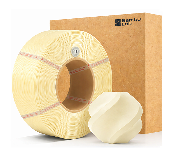 Filamento Para impressão 3D | PLA BASIC AMARELO CLARO RF 1.75mm BAMBU LAB