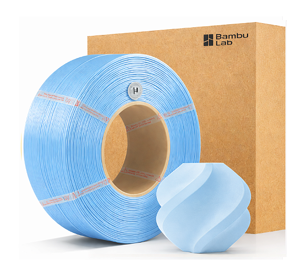 Filamento Para impressão 3D | PLA BASIC AZUL CLARO RF 1.75mm BAMBU LAB