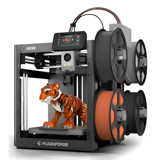 Impressora 3d Flashforge Ad5x, C/combo Multicolorida Corexy Preto