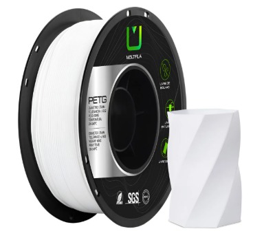 Filamento Para impressão 3D | PETG BRANCO 1.75mm MULTIFILA