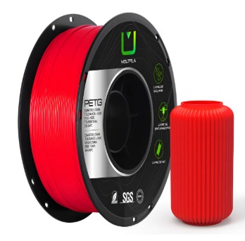 Filamento Para impressão 3D | PETG VERMELHO 1.75mm MULTIFILA