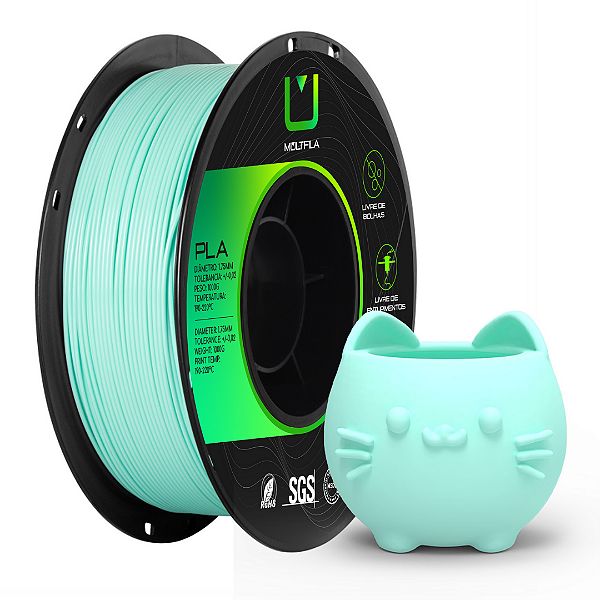Filamento Para impressão 3D | PLA CIANO 1.75mm MULTIFILA
